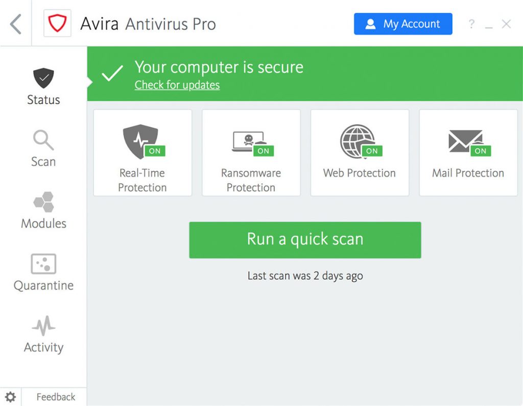 Avira Antivirus Pro 15.0.2007.1910 + Crack Activation Code [Latest]